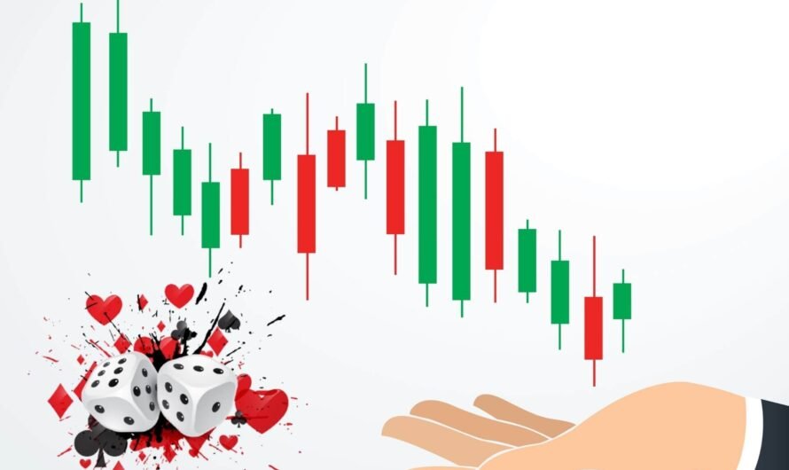 What is the difference between stock trading and gambling in a casino?
